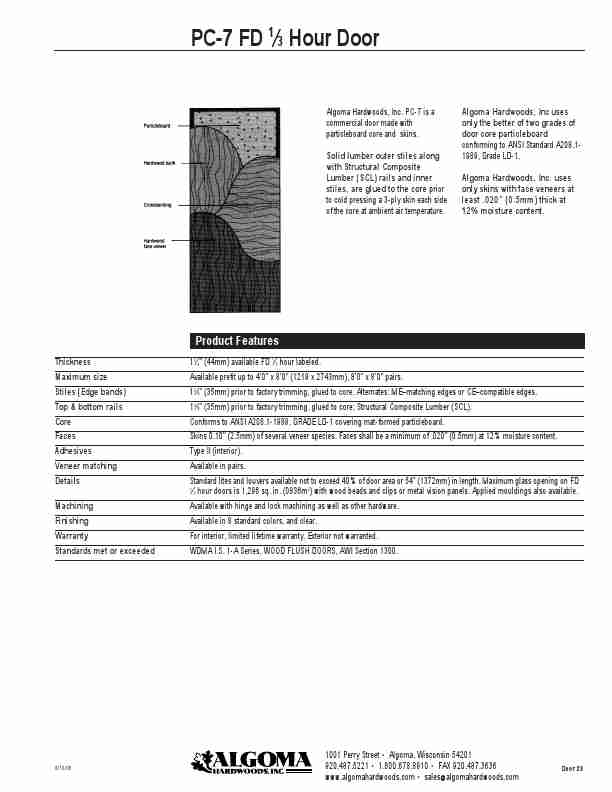 Algoma Hardwoods Door PC-7 FD-page_pdf